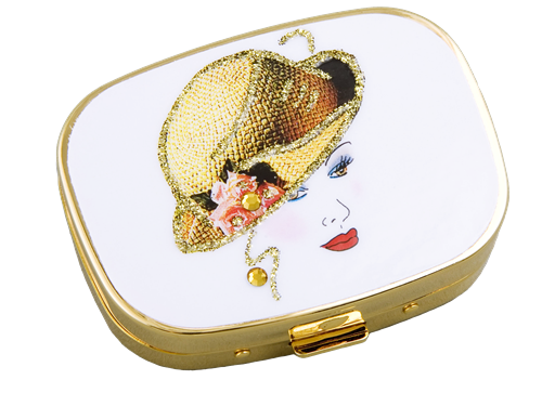 Gold Pill Case